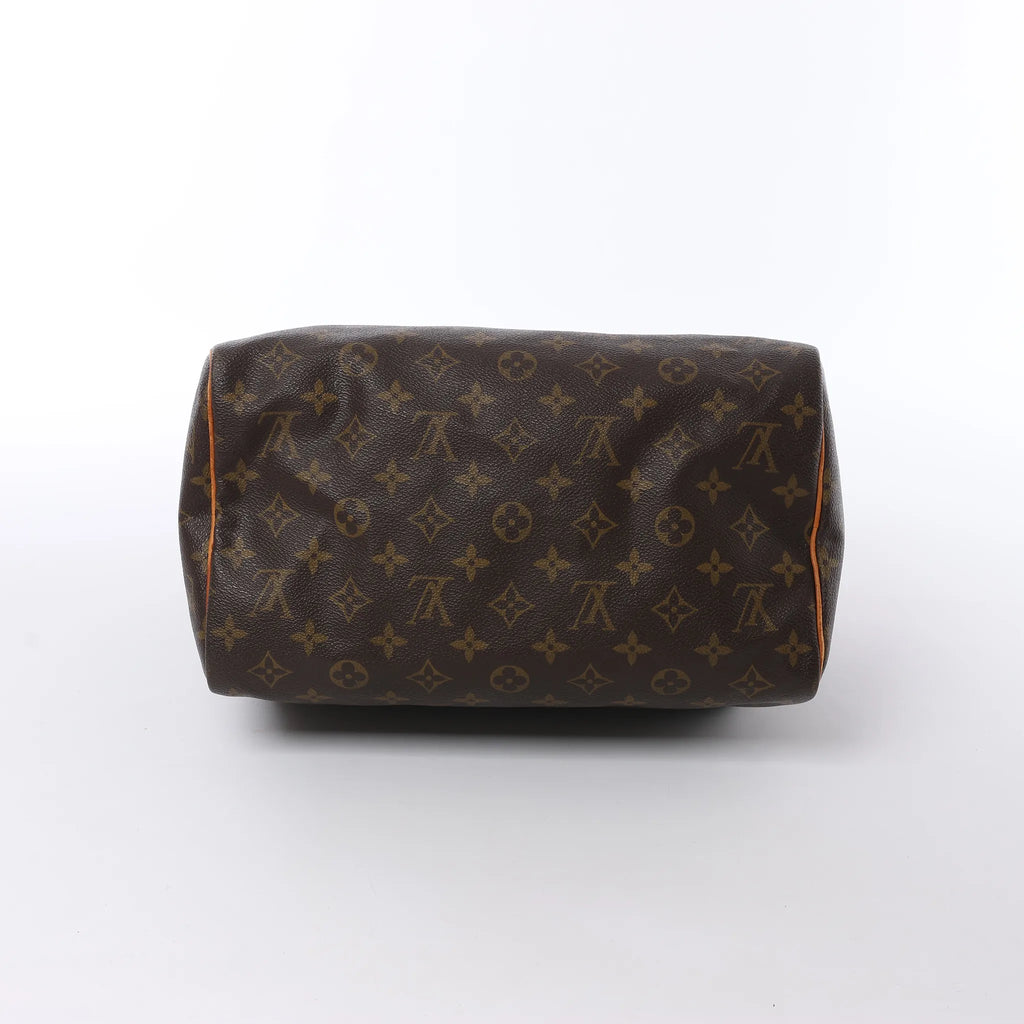Louis Vuitton Speedy 30 Monogram Canvas Handbag in Brown M41526
