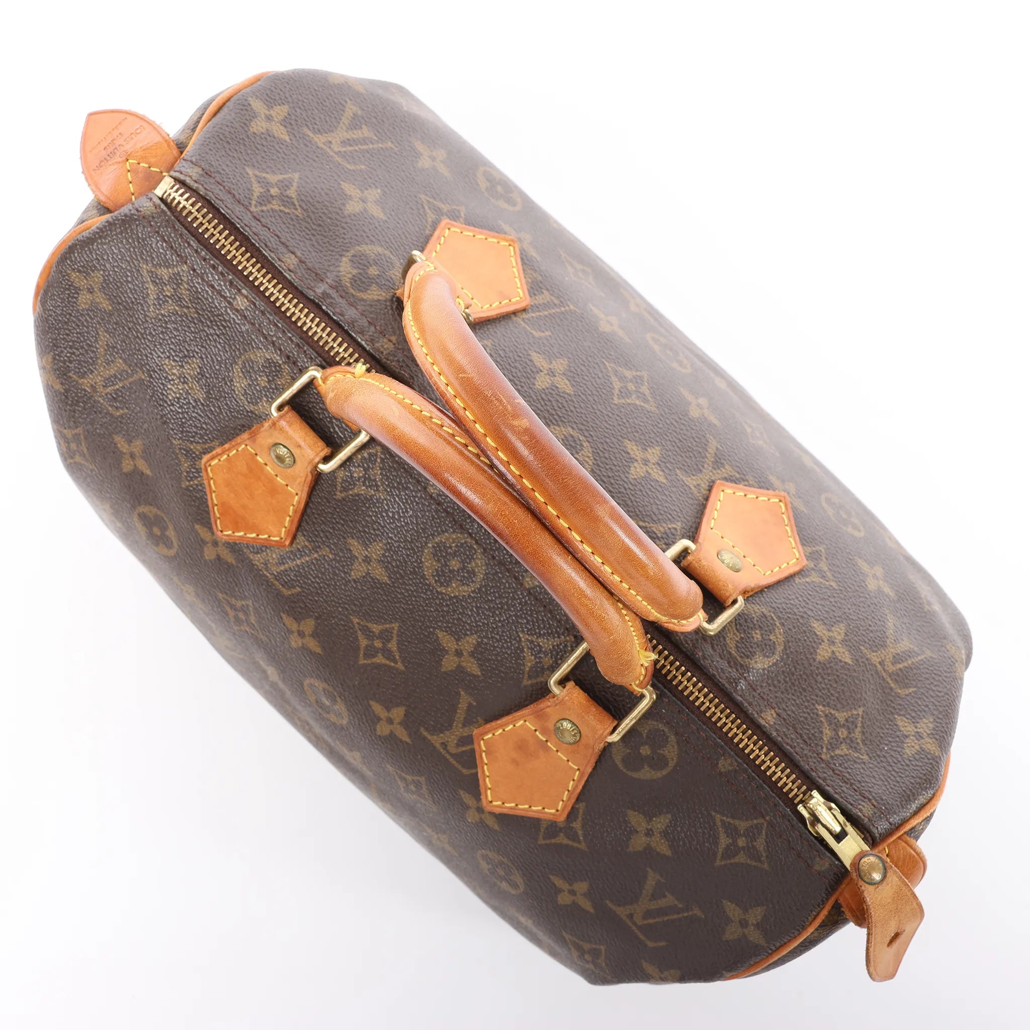 Louis Vuitton Speedy 30 Monogram Canvas Handbag in Brown M41526