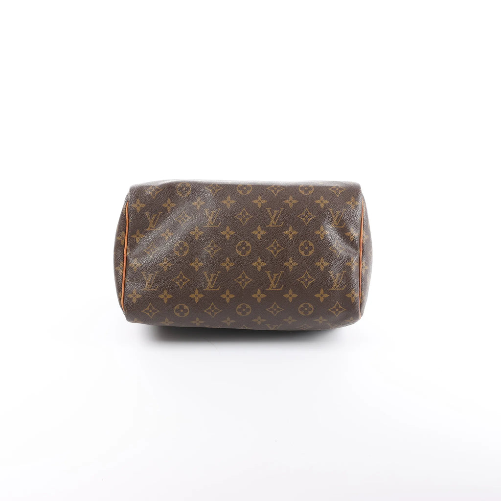 Louis Vuitton Speedy 30 Monogram Canvas Handbag in Brown M41526