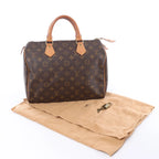 Louis Vuitton Speedy 30 Monogram Canvas Handbag in Brown M41526