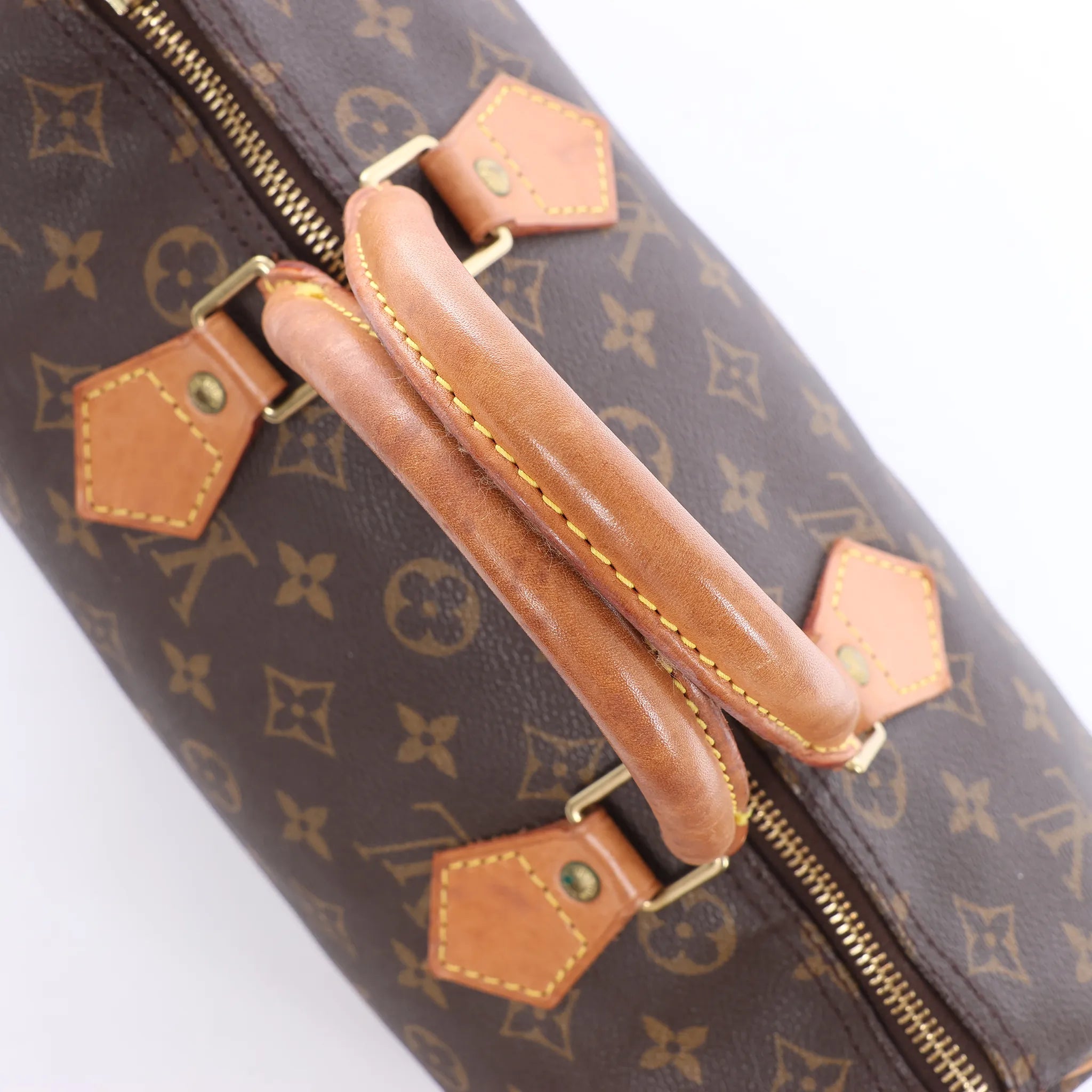 Louis Vuitton Speedy 30 Monogram Canvas Handbag in Brown M41526