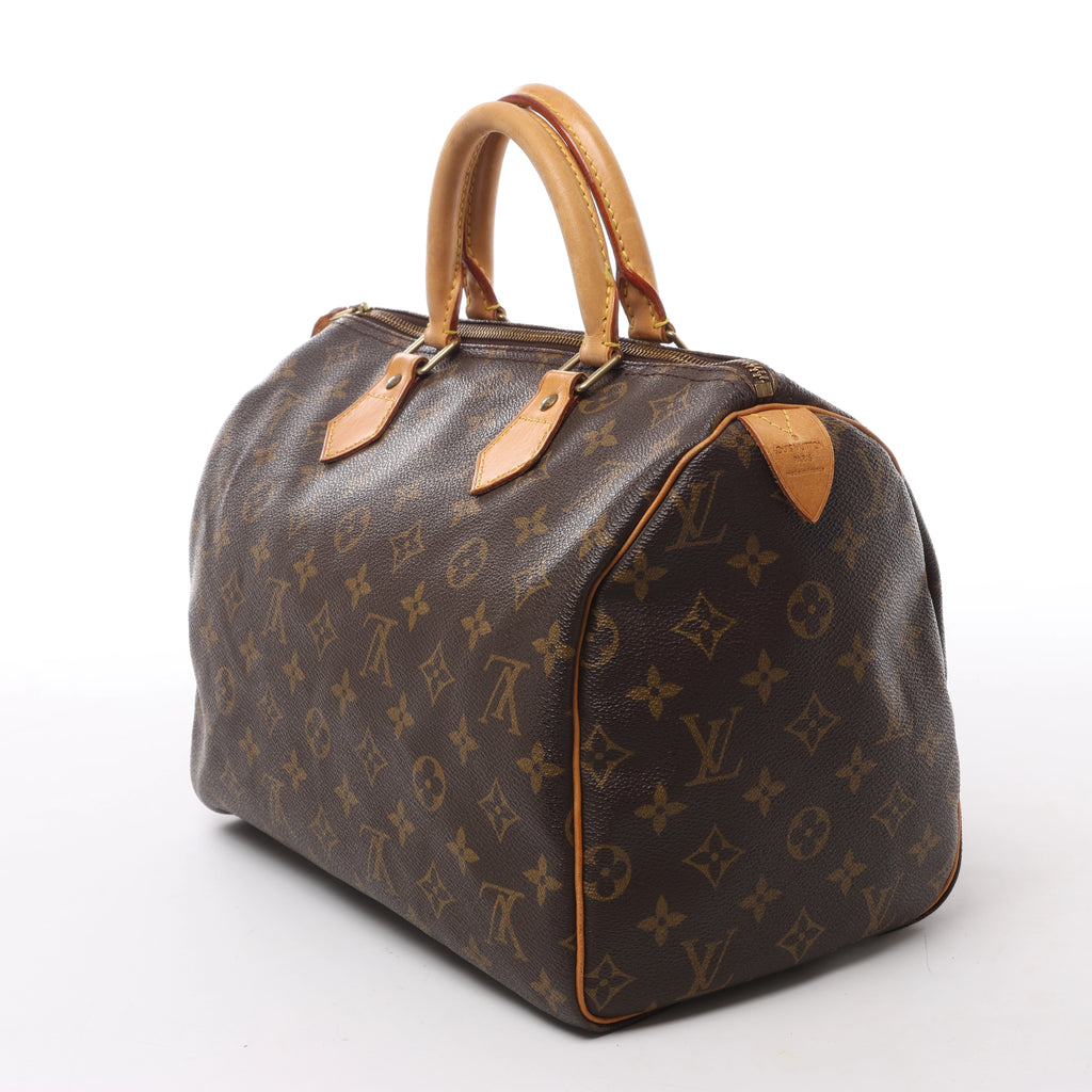 Louis Vuitton Speedy 30 Monogram Canvas Handbag in Brown M41526
