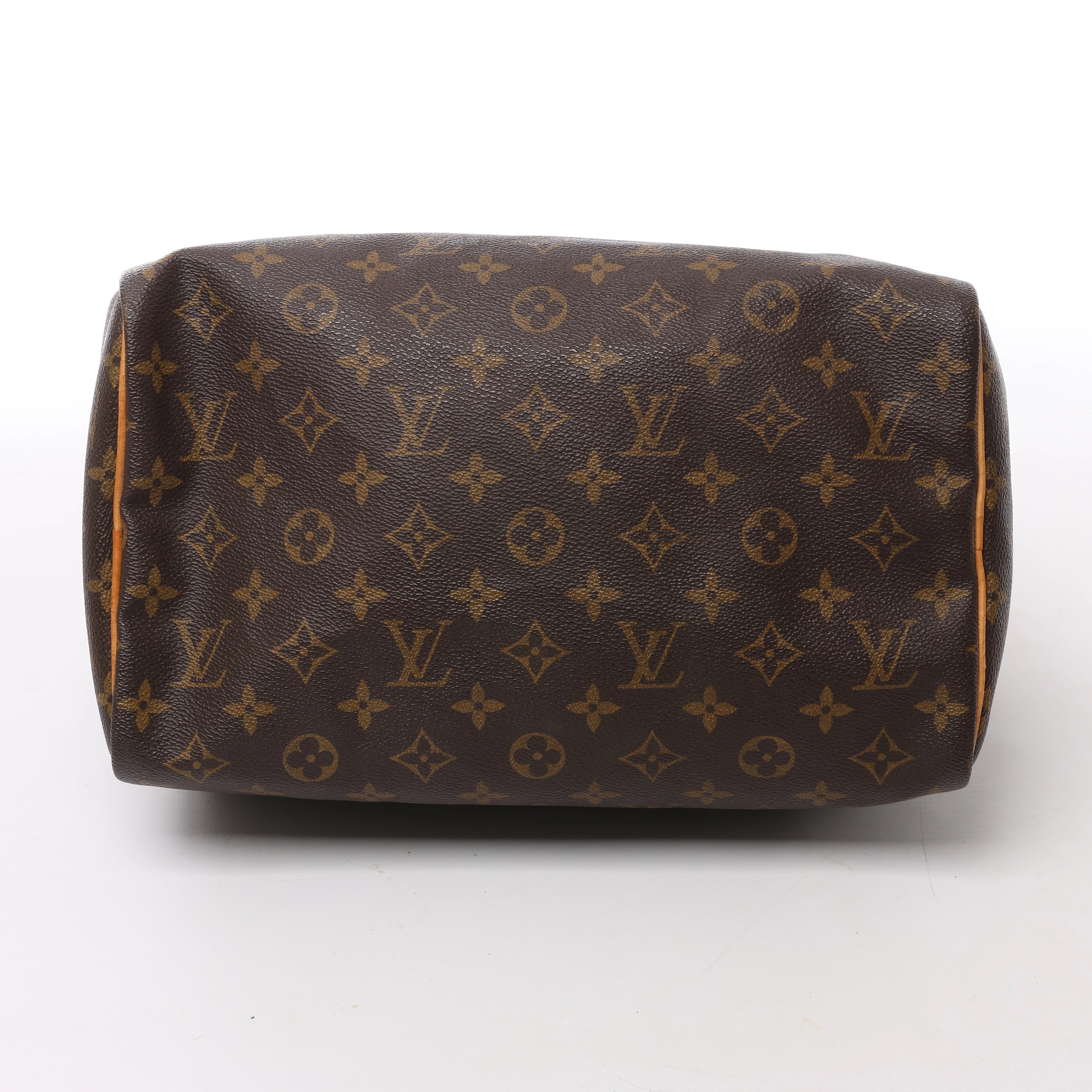 Louis Vuitton Speedy 30 Monogram Canvas Handbag in Brown M41526