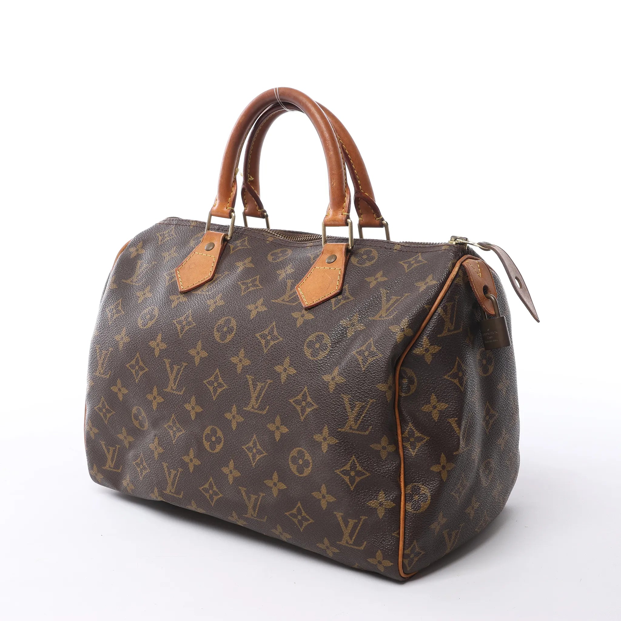 Louis Vuitton Speedy 30 Monogram Canvas Handbag in Brown M41526