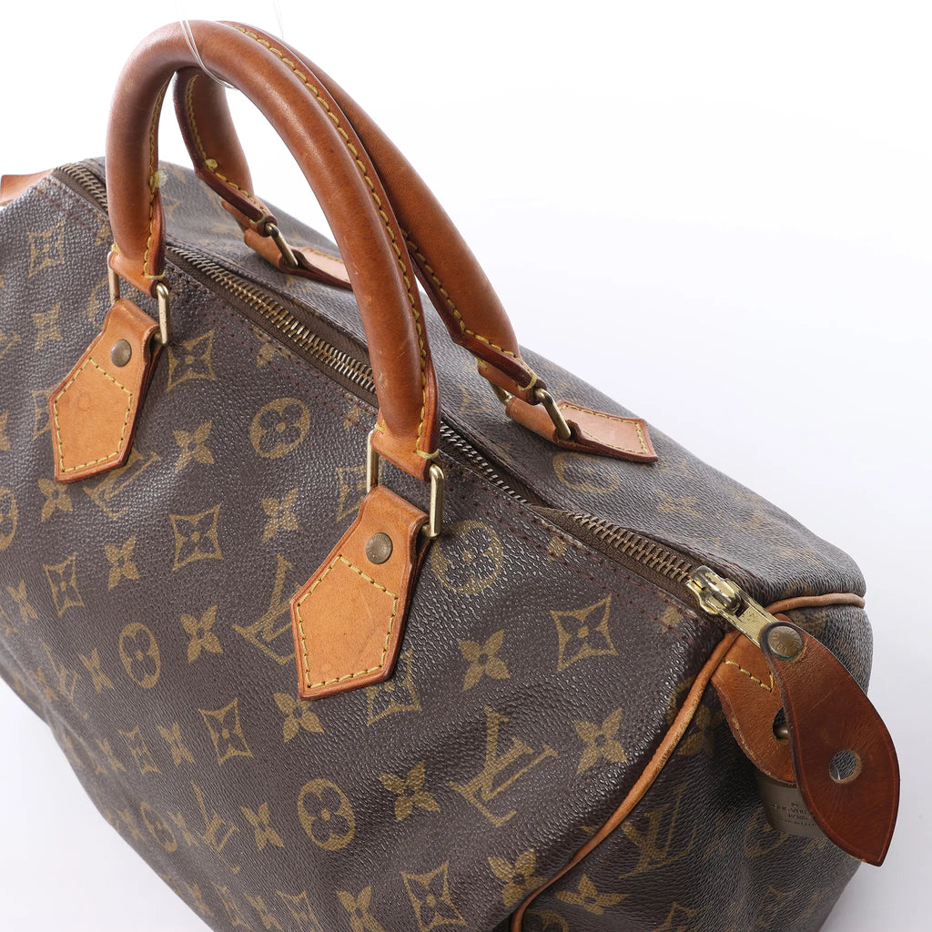 Louis Vuitton Speedy 30 Monogram Canvas Handbag in Brown M41526