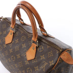 Louis Vuitton Speedy 30 Monogram Canvas Handbag in Brown M41526