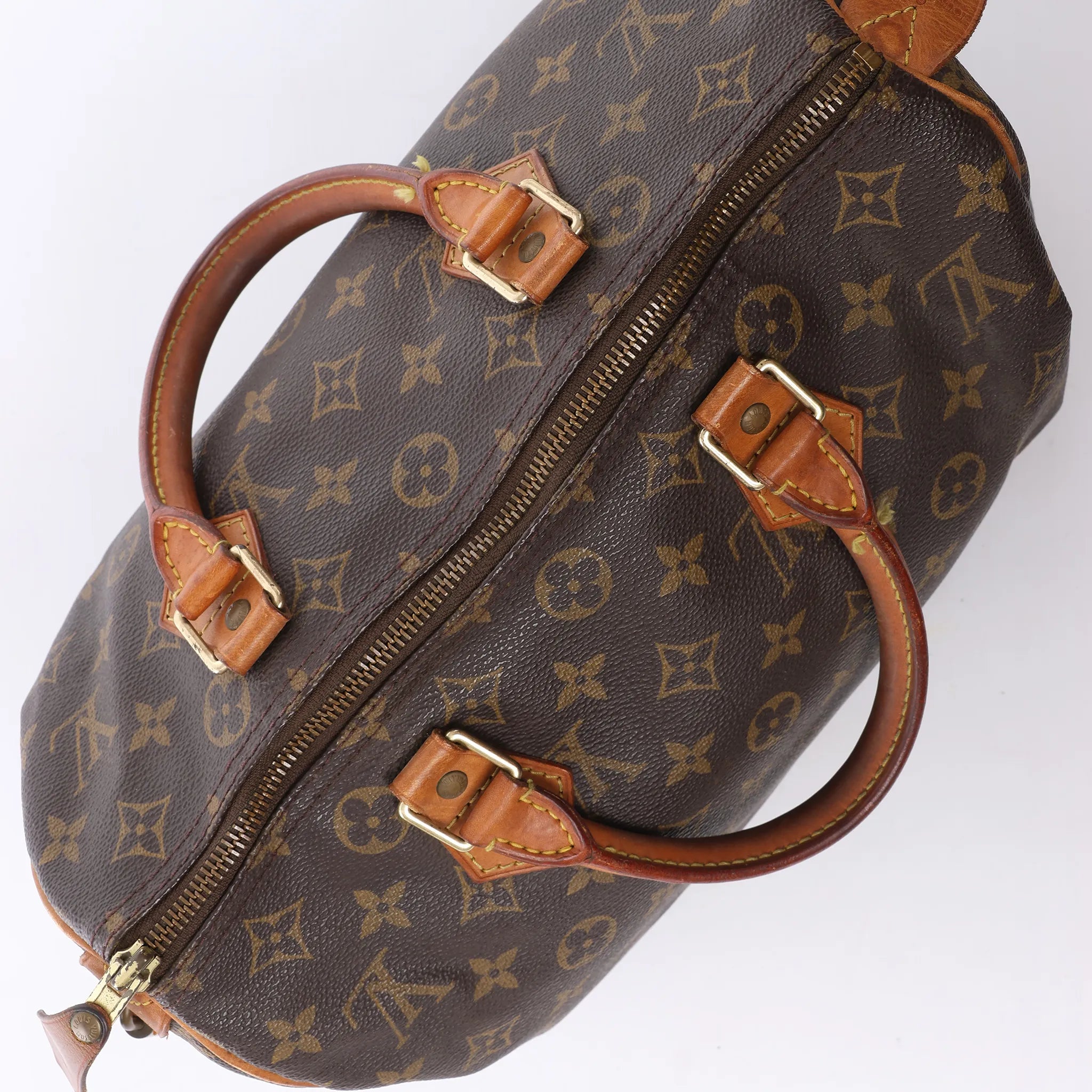 Louis Vuitton Speedy 30 Monogram Canvas Handbag in Brown M41526