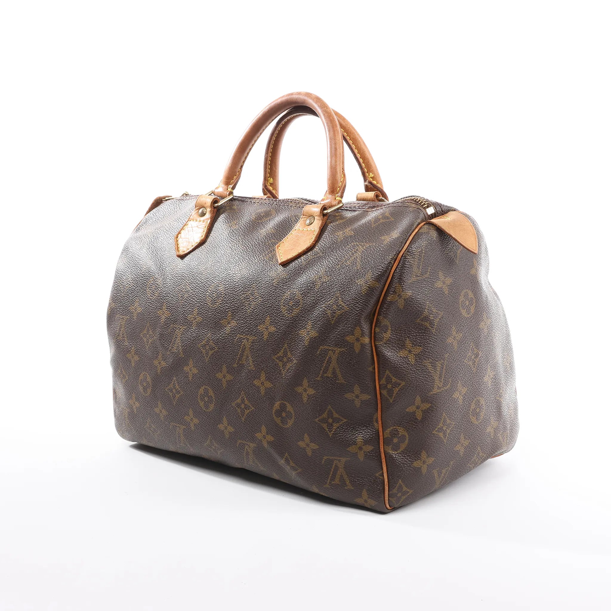 Louis Vuitton Speedy 30 Monogram Canvas Handbag in Brown M41526