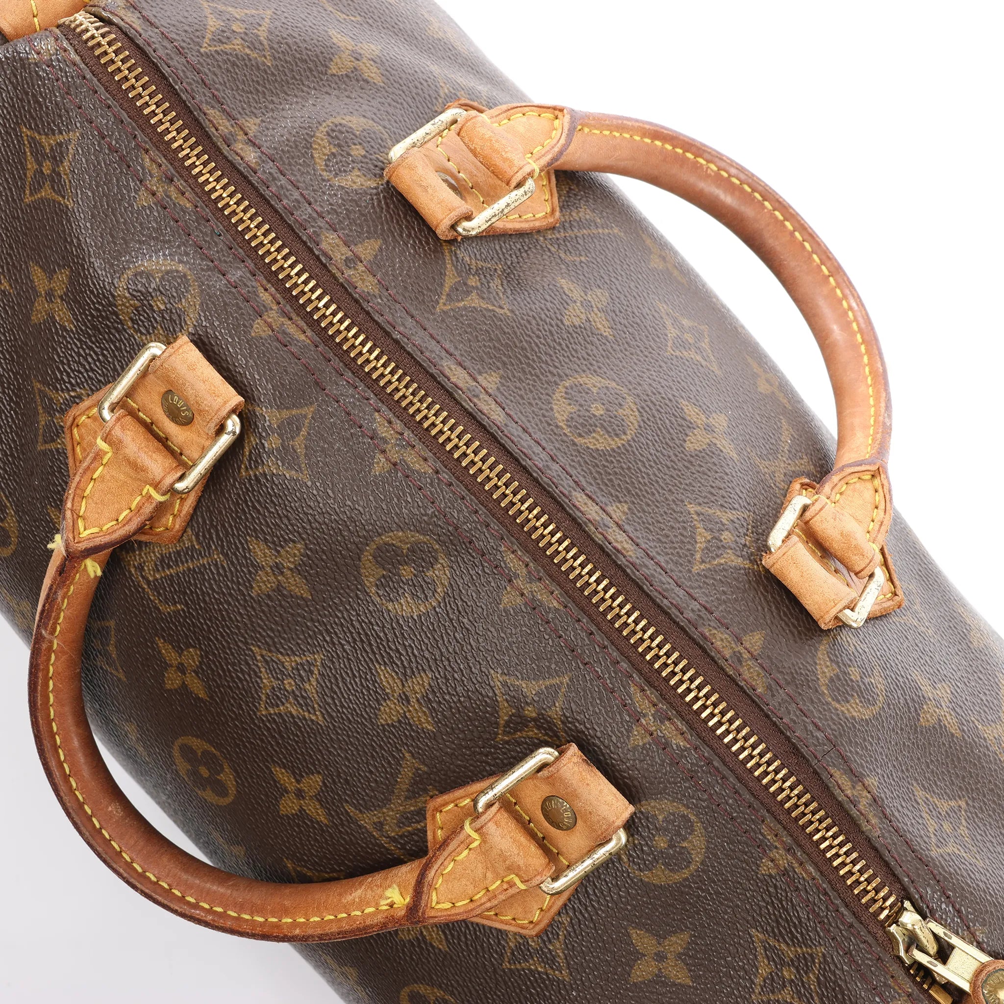 Louis Vuitton Speedy 30 Monogram Canvas Handbag in Brown M41526