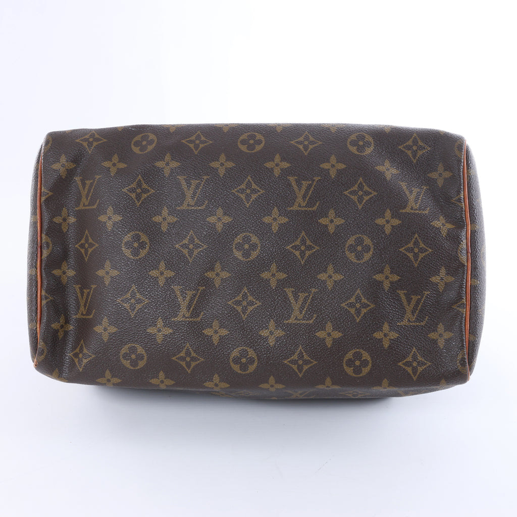 Bolso de mano Louis Vuitton Speedy 30 Monogram de lona marrón M41526