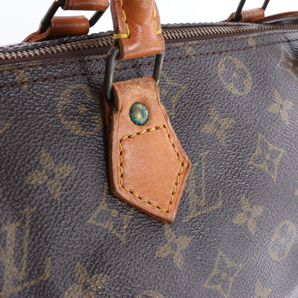 Bolso de mano Louis Vuitton Speedy 30 Monogram de lona marrón M41526