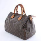 Bolso de mano Louis Vuitton Speedy 30 Monogram de lona marrón M41526