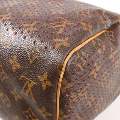 Louis Vuitton Monogram Perforated Speedy 30 Handbag in Brown x Pink M95180