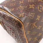 Louis Vuitton Monogram Perforated Speedy 30 Handbag in Brown x Pink M95180