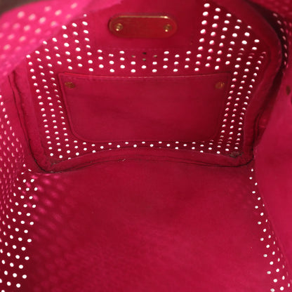 Louis Vuitton Monogram Perforated Speedy 30 Handbag in Brown x Pink M95180