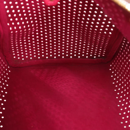 Louis Vuitton Monogram Perforated Speedy 30 Handbag in Brown x Pink M95180