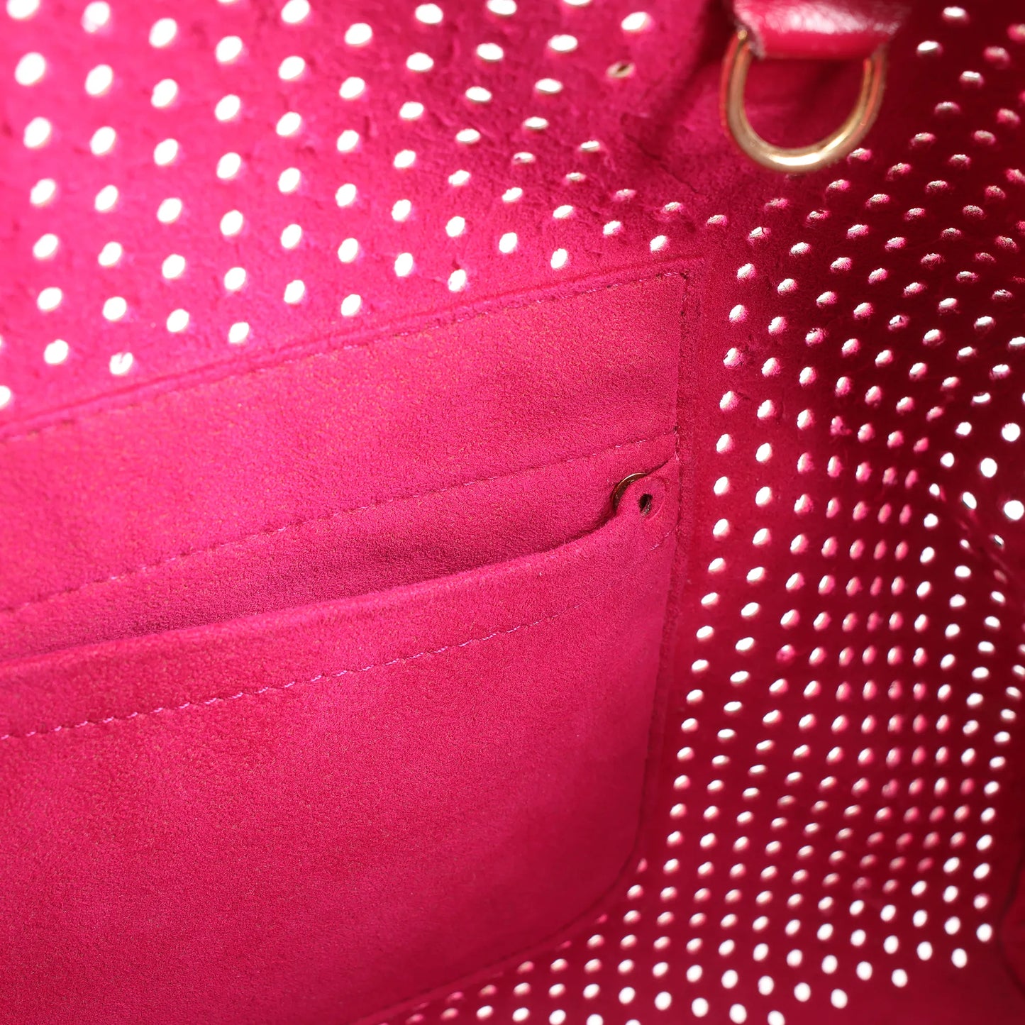 Louis Vuitton Monogram Perforated Speedy 30 Handbag in Brown x Pink M95180