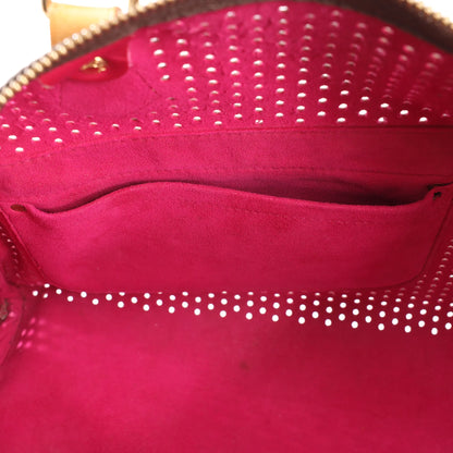Louis Vuitton Monogram Perforated Speedy 30 Handbag in Brown x Pink M95180