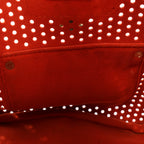 Louis Vuitton Speedy 30 Monogram Perforated Handbag in Brown x Red M95182