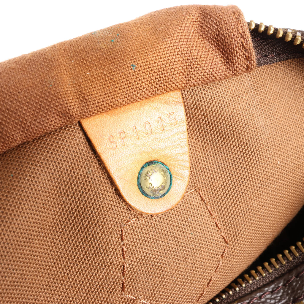 Louis Vuitton Speedy 30 Monogram Canvas Handbag in Brown M41526