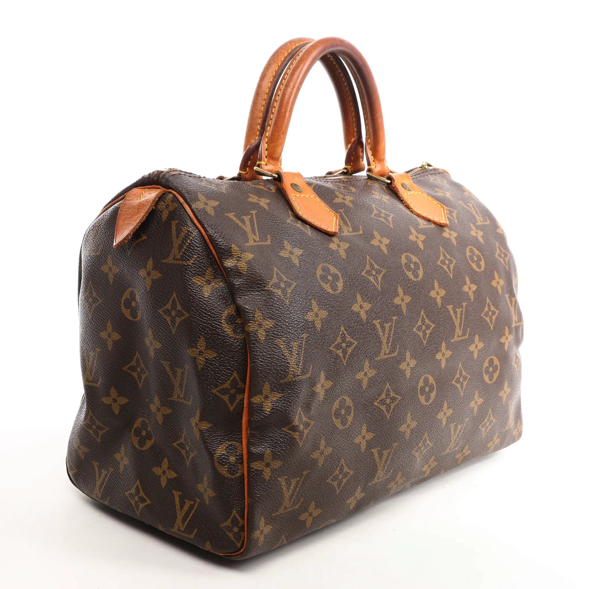 Louis Vuitton Speedy 30 Monogram Canvas Handbag in Brown M41526