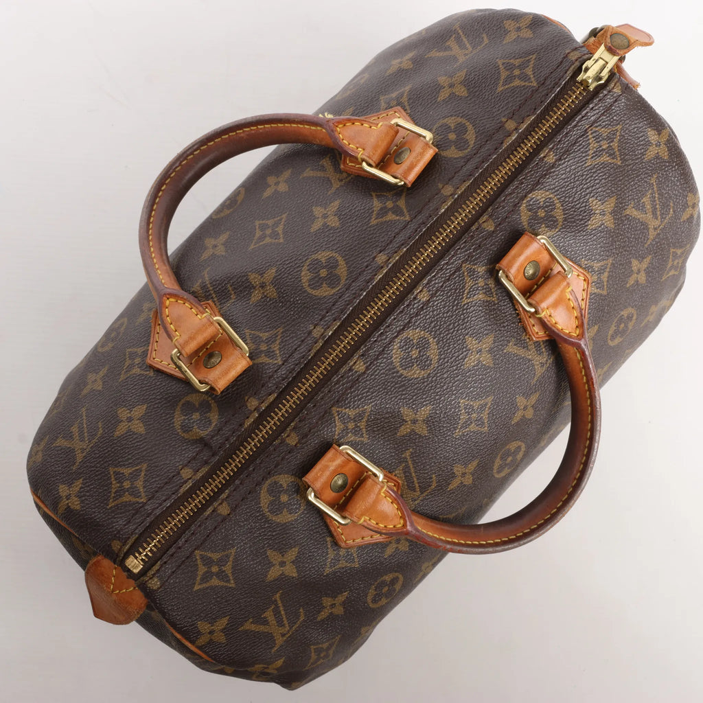 Louis Vuitton Speedy 30 Monogram Canvas Handbag in Brown M41526