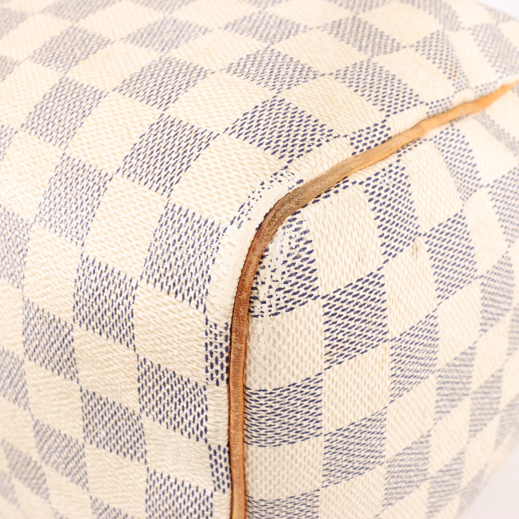 Louis Vuitton Damier Azur Speedy 35 Handbag in Beige N41535