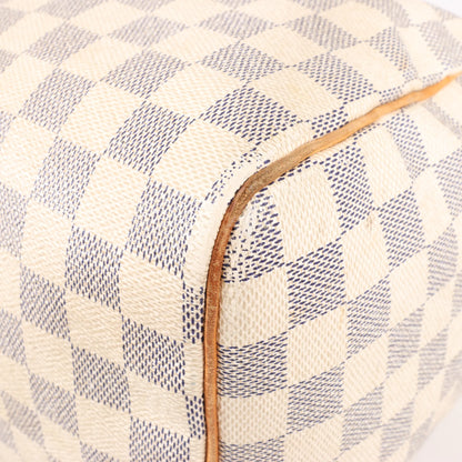 Louis Vuitton Damier Azur Speedy 35 Handbag in Beige N41535