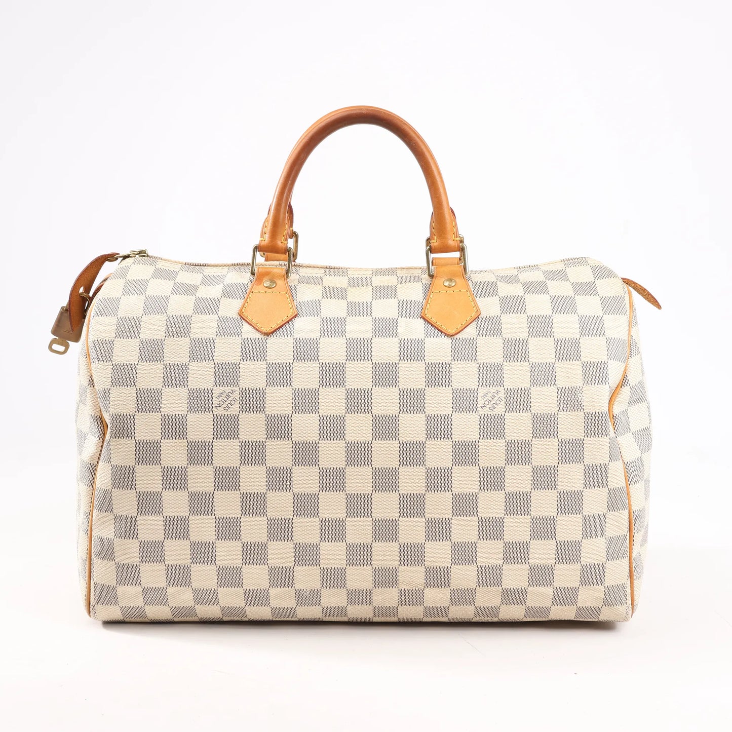 Louis Vuitton Damier Azur Speedy 35 Handbag in Beige N41535