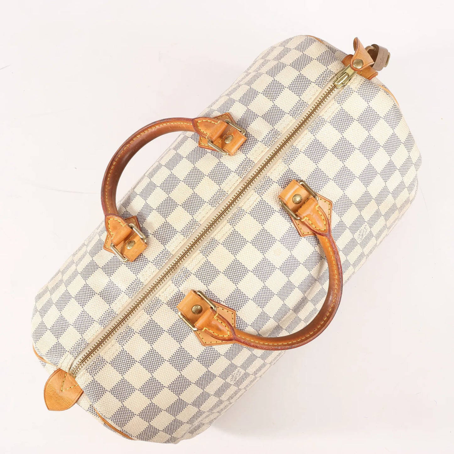 Louis Vuitton Damier Azur Speedy 35 Handbag in Beige N41535