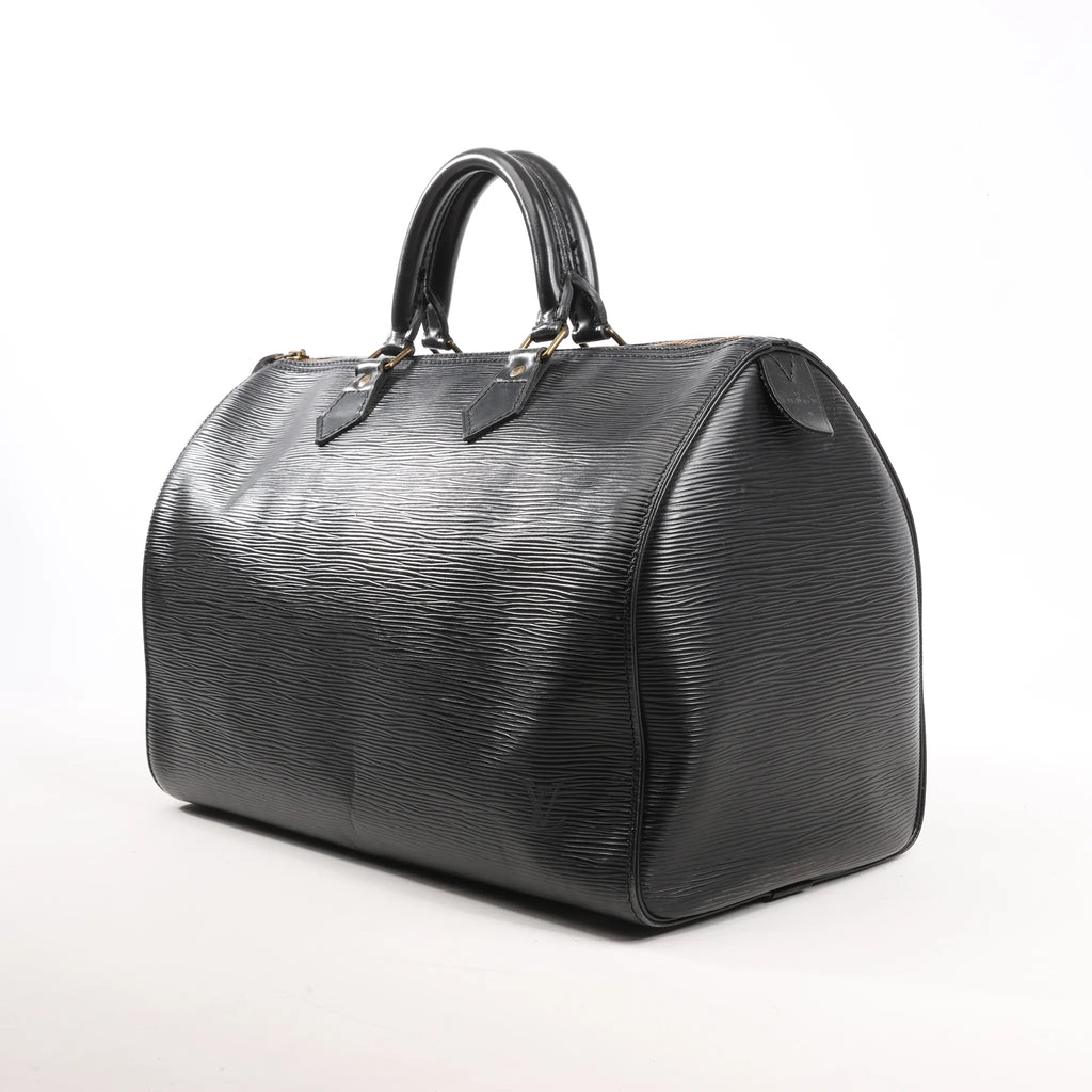 Louis Vuitton Speedy 35 Epi Leather Handbag in Black M42992