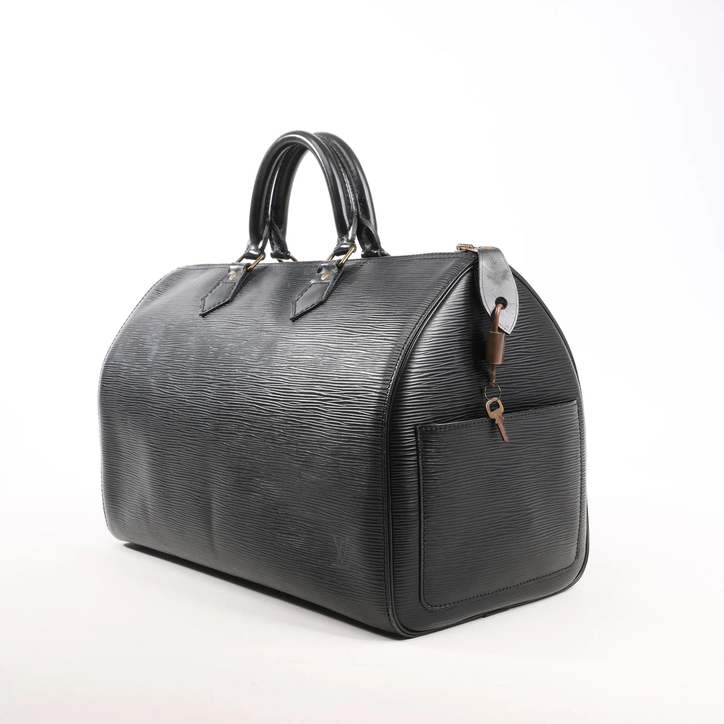 Louis Vuitton Speedy 35 Epi Leather Handbag in Black M42992