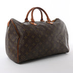 Louis Vuitton Speedy 35 Monogram Canvas Handbag in Brown M41524