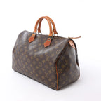 Louis Vuitton Speedy 35 Monogram Canvas Handbag in Brown M41524