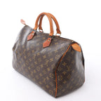 Louis Vuitton Speedy 35 Monogram Canvas Handbag in Brown M41524