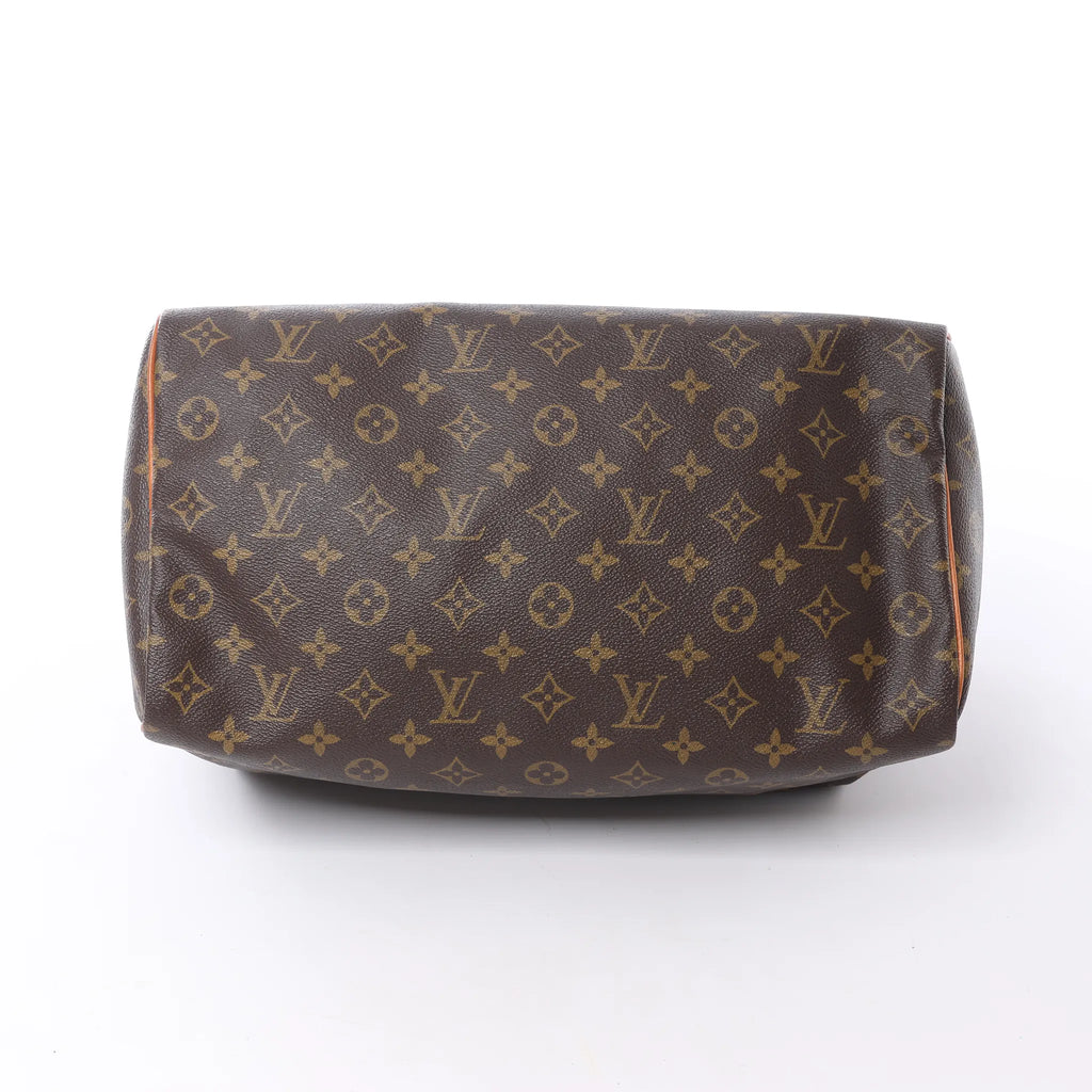Louis Vuitton Speedy 35 Monogram Canvas Handbag in Brown M41524