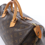 Louis Vuitton Speedy 35 Monogram Canvas Handbag in Brown M41524