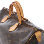 Louis Vuitton Speedy 35 Monogram Canvas Handbag in Brown M41524