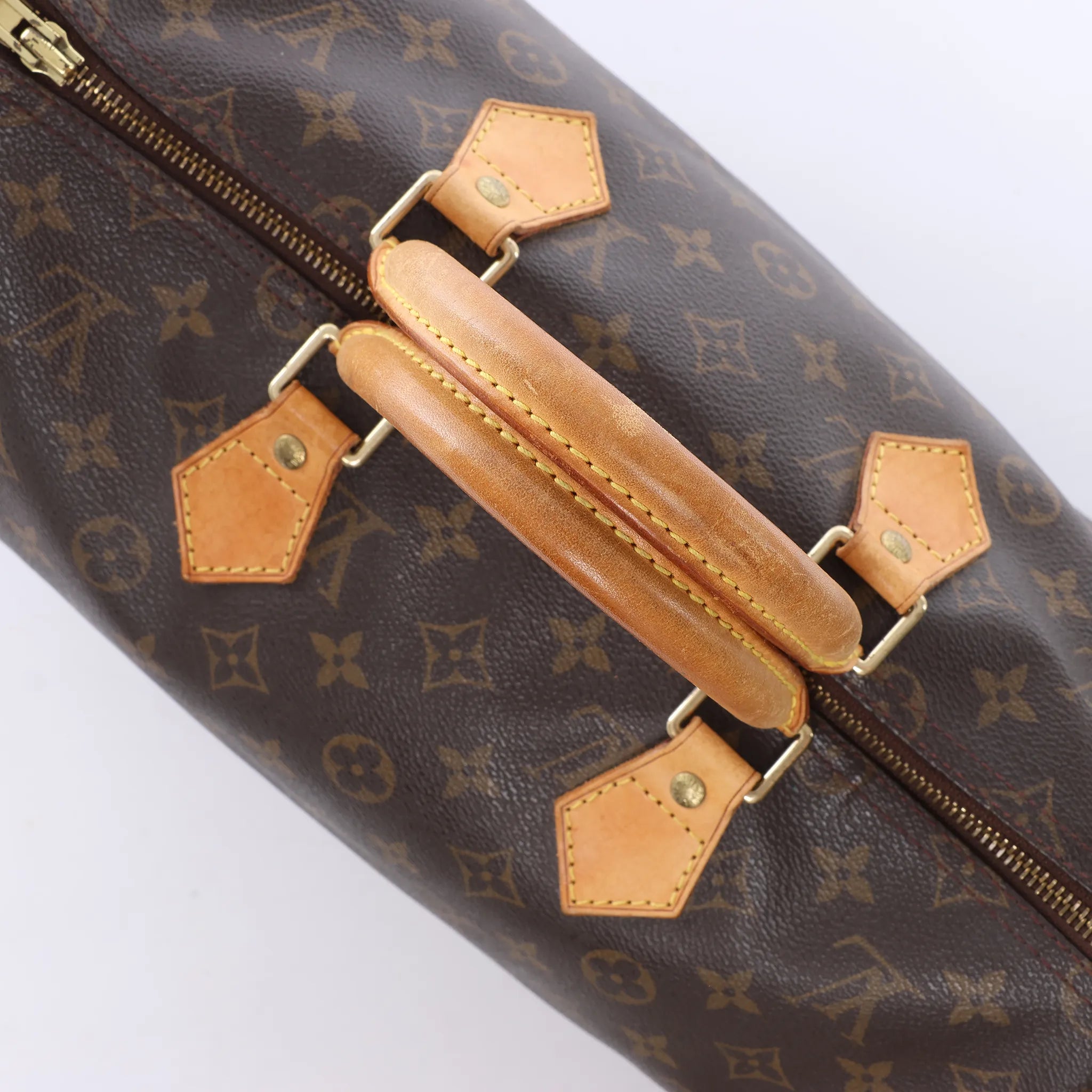Louis Vuitton Speedy 35 Monogram Canvas Handbag in Brown M41524