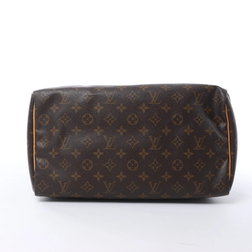 Louis Vuitton Speedy 35 Monogram Canvas Handbag in Brown M41524