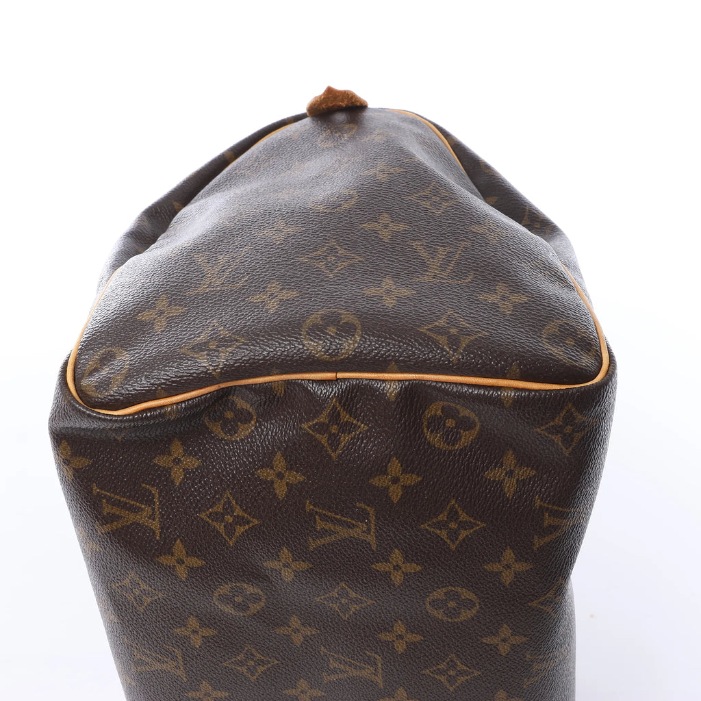 Louis Vuitton Speedy 35 Monogram Canvas Handbag in Brown M41524