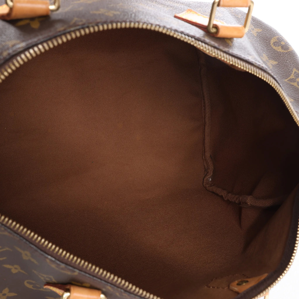 Louis Vuitton Speedy 35 Monogram Canvas Handbag in Brown M41524