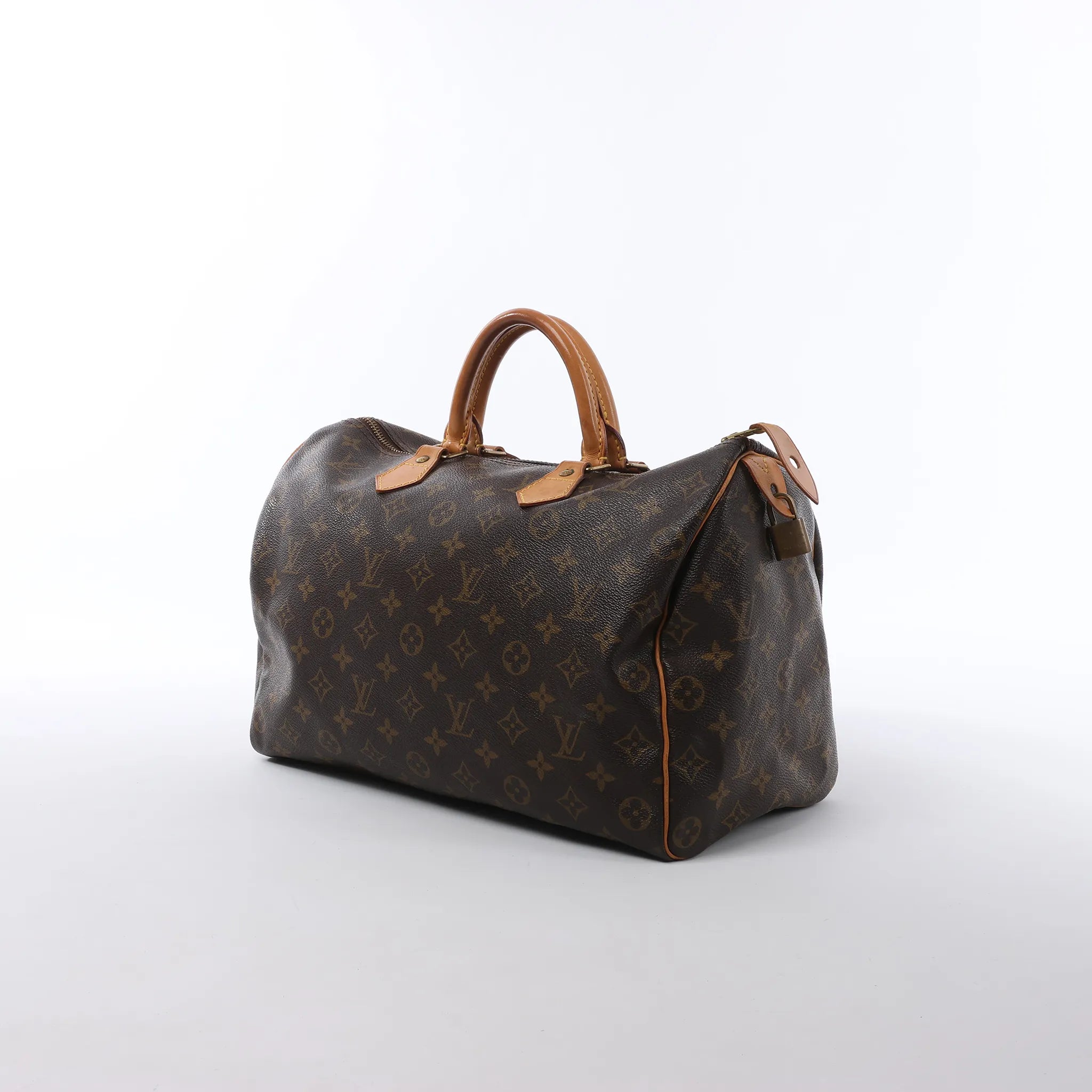 Louis Vuitton Speedy 35 Monogram Canvas Handbag in Brown M41524