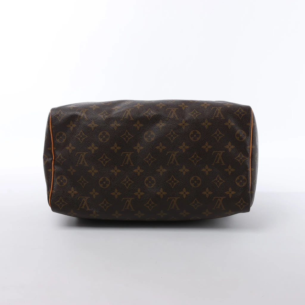 Louis Vuitton Speedy 35 Monogram Canvas Handbag in Brown M41524