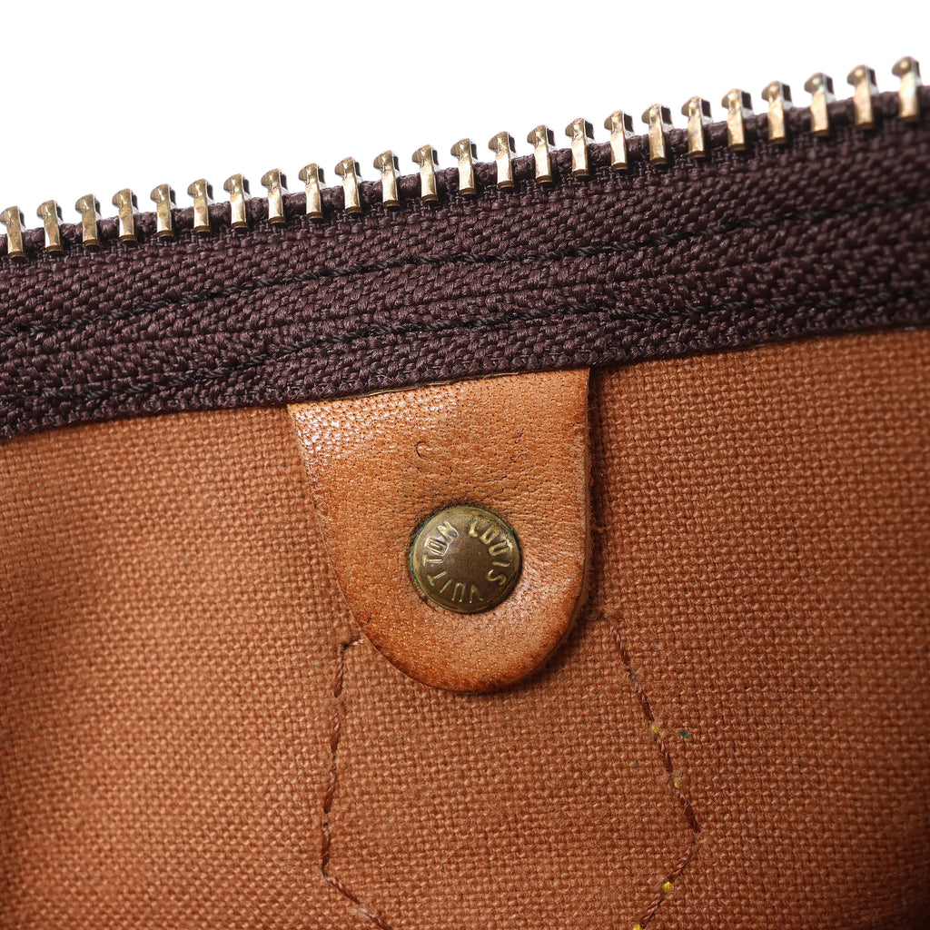 Louis Vuitton Speedy 35 Monogram Canvas Handbag in Brown M41524