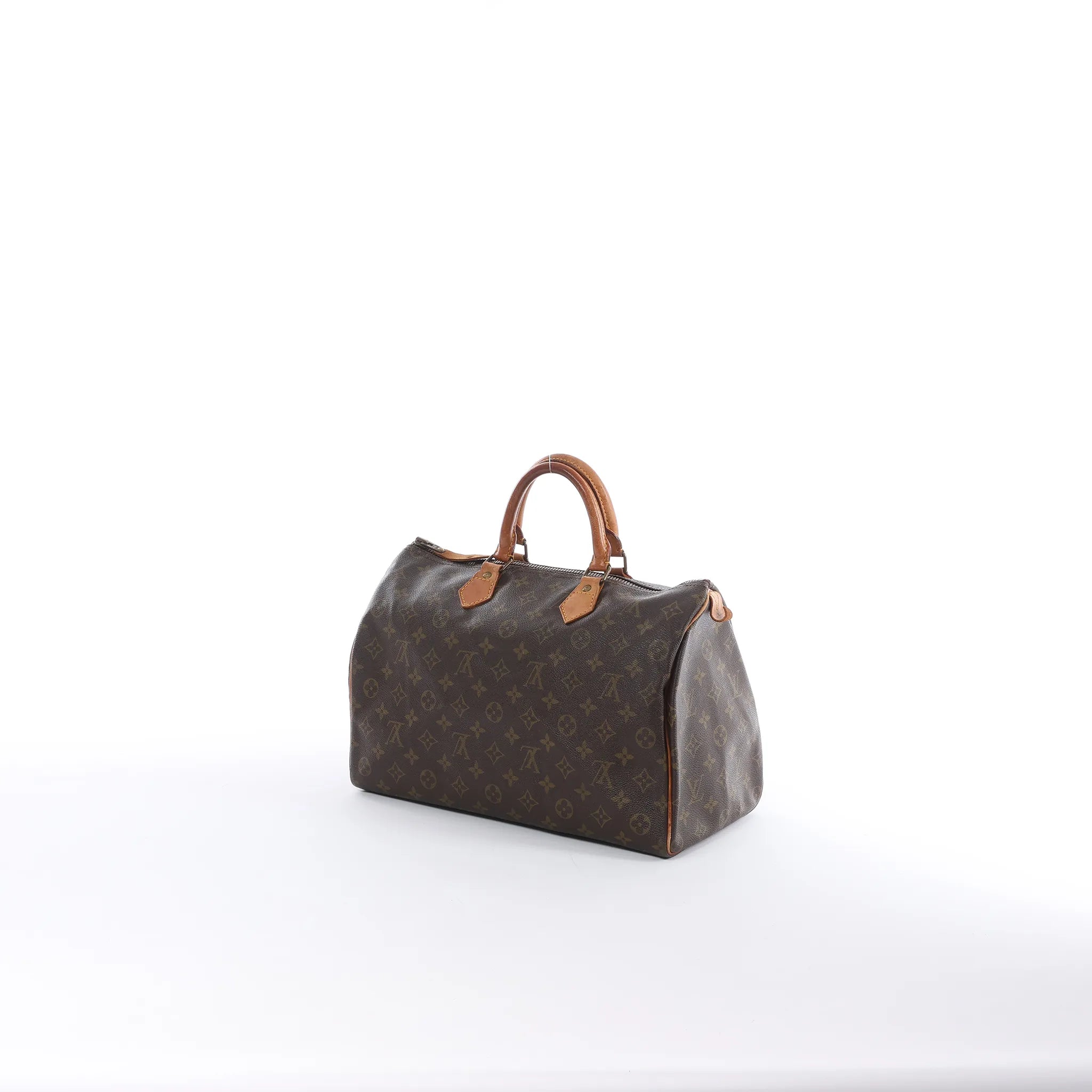 Louis Vuitton Speedy 35 Monogram Canvas Handbag in Brown M41524