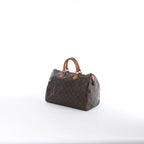 Louis Vuitton Speedy 35 Monogram Canvas Handbag in Brown M41524