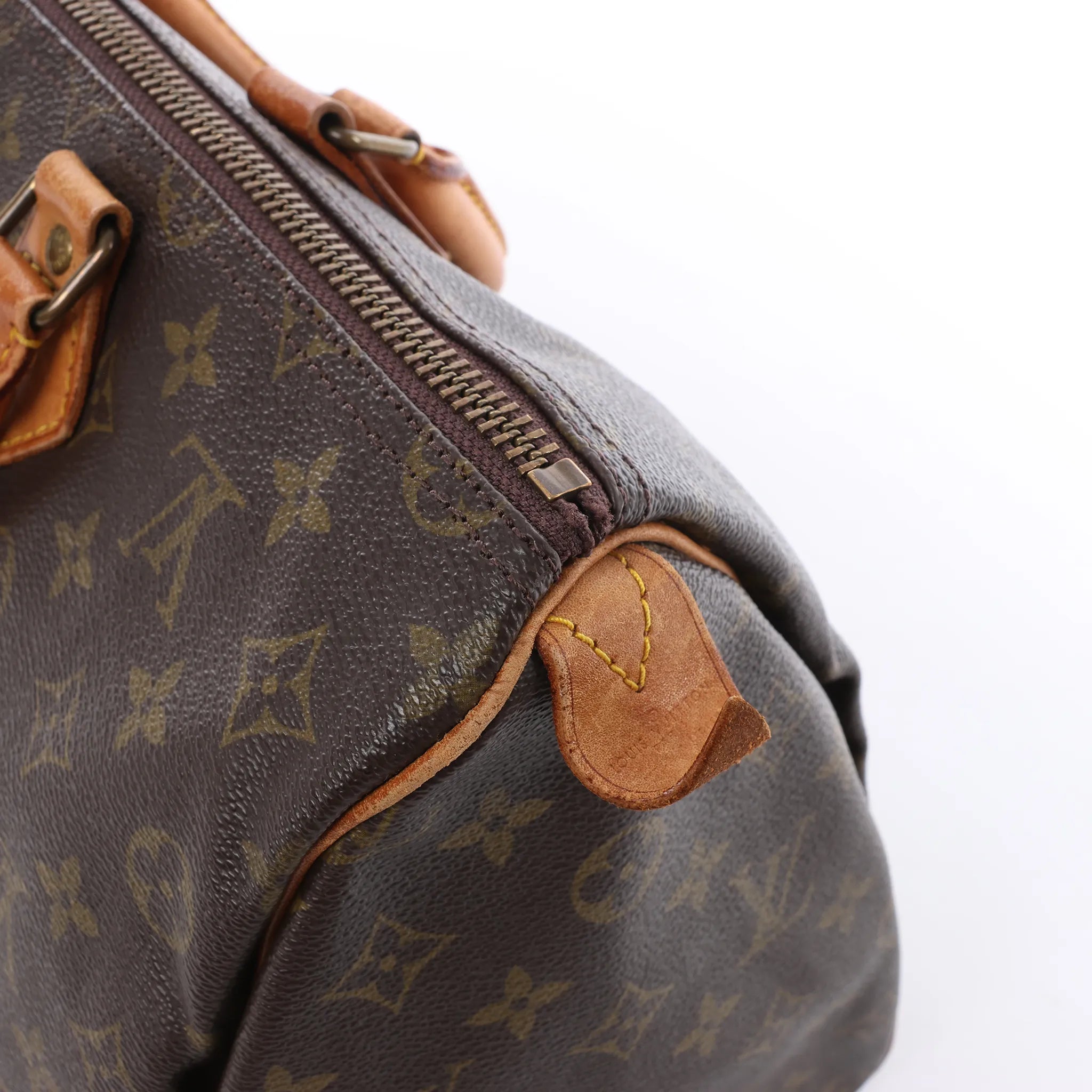 Louis Vuitton Speedy 35 Monogram Canvas Handbag in Brown M41524