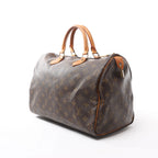Louis Vuitton Speedy 35 Monogram Canvas Handbag in Brown M41524