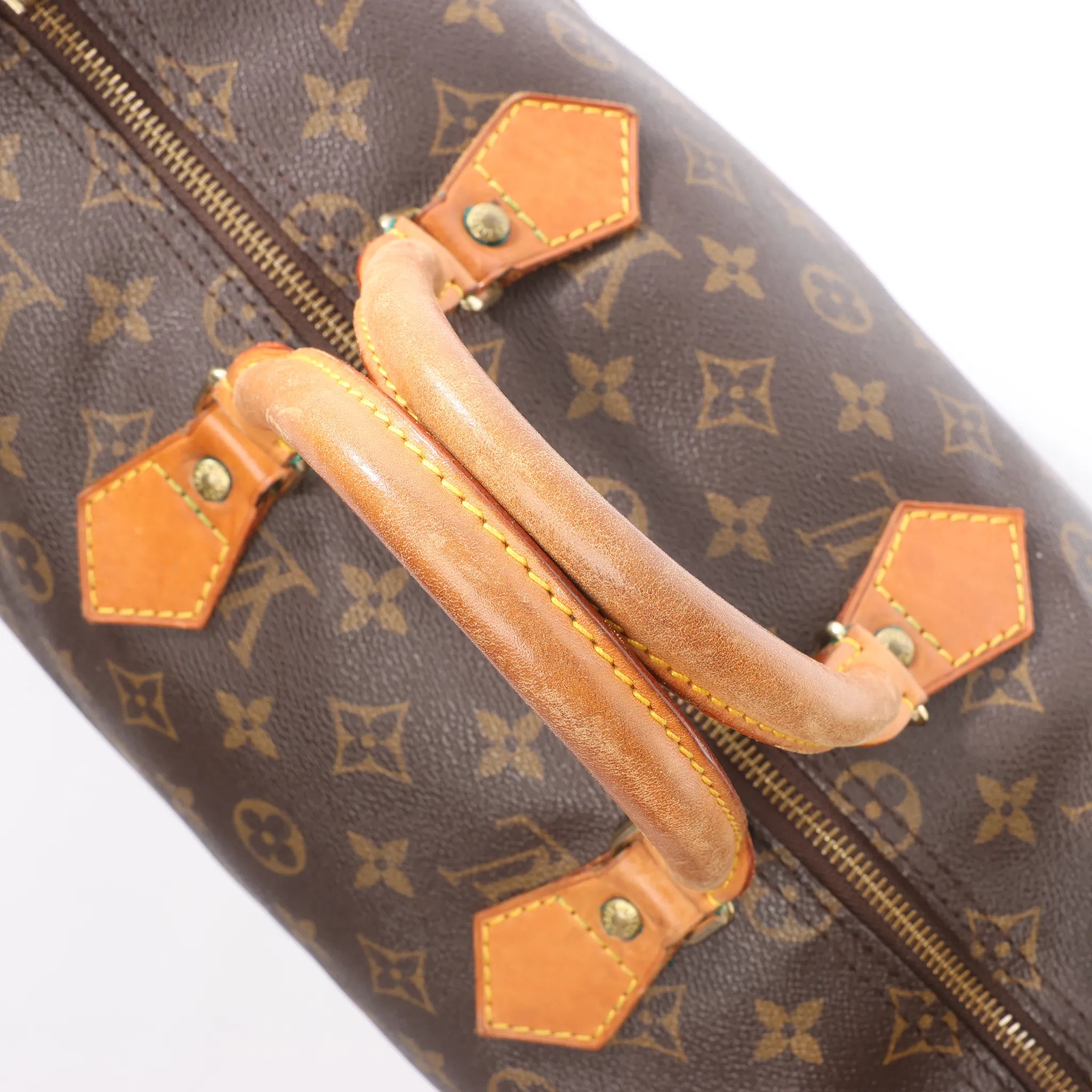 Louis Vuitton Speedy 35 Monogram Canvas Handbag in Brown M41524